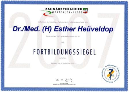 Zertifikat 2007